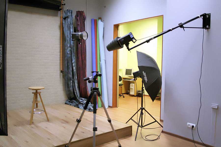 Оборудование для личной фотостудии. business photo studio