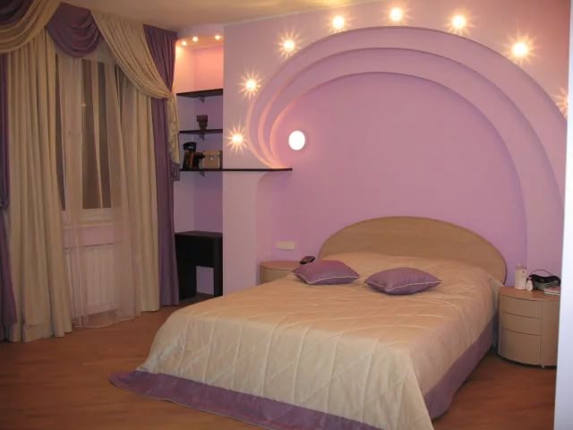 logo repairs in the bedroom