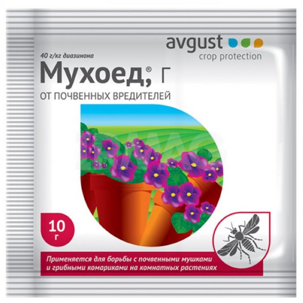 Борьба с мошками на садовом участке. against soil