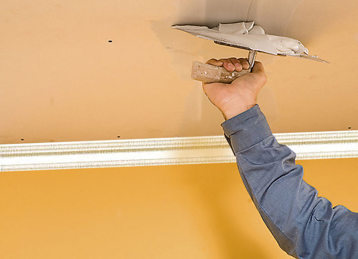 Самостоятельное навешивание потолка в комнате. leveling the ceiling